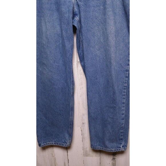 Carhartt Men's Jeans 43x29 (Tag 44x30) Style B17 DST Relaxed Fit Tapered Leg - Picture 4 of 9